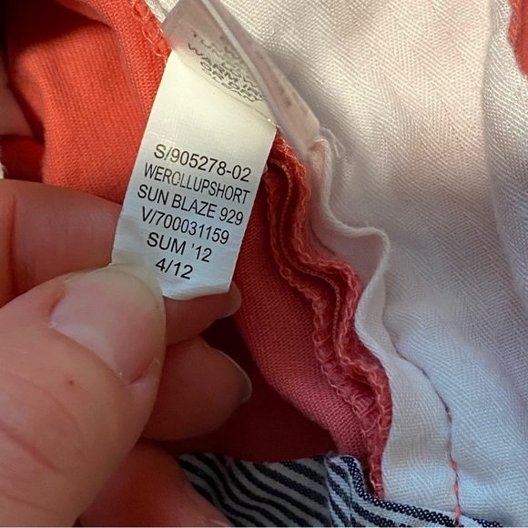 Banana Republic Coral Casual Cotton Shorts 4 - Picture 7 of 10